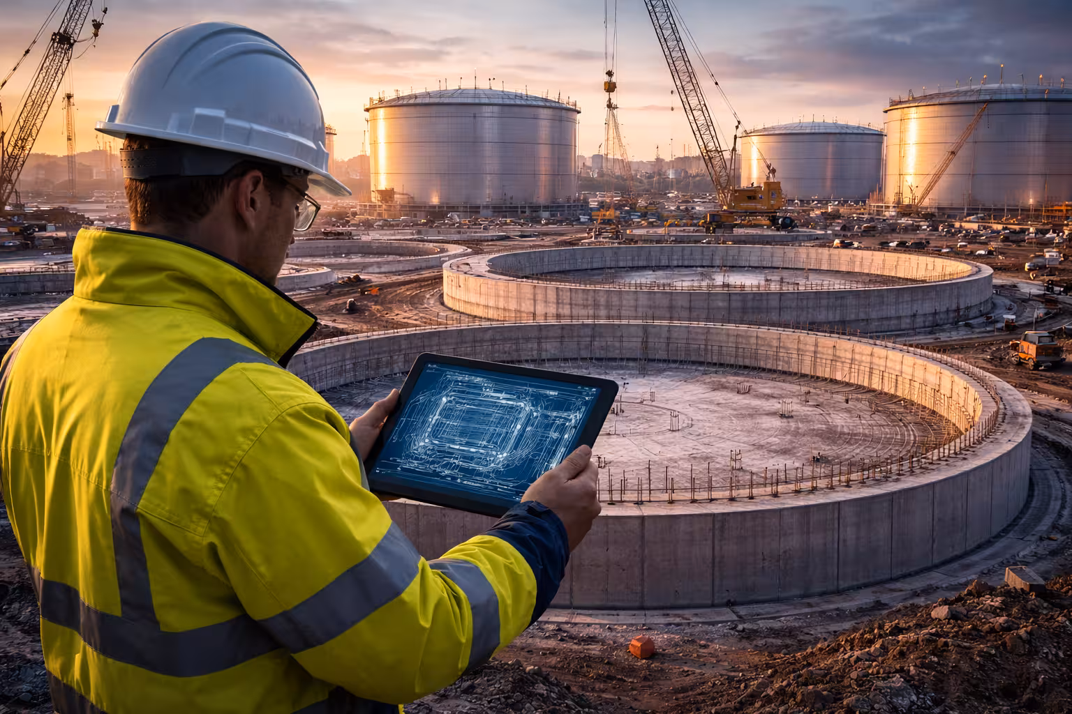Oil and Gas Tank Foundation Services